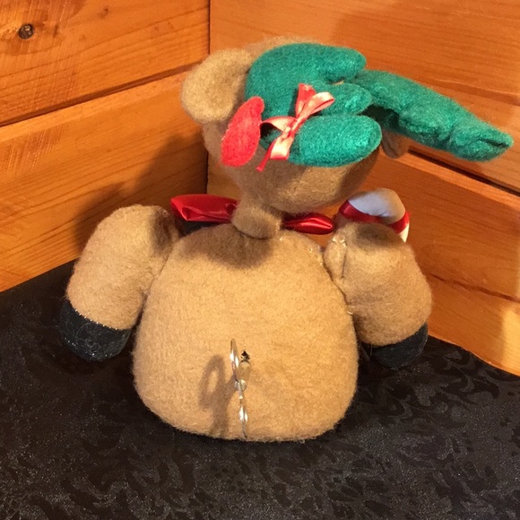 Vtg. Animated Musical Reindeer Plush Music Box - Picture 6 of 16